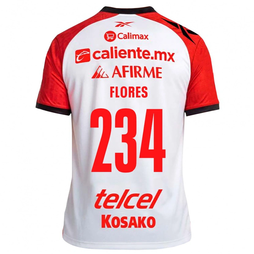 Danxen Kinderen Arath Flores #234 Wit Zwart Rood Uitshirt Uittenue 2026/27 T-Shirt