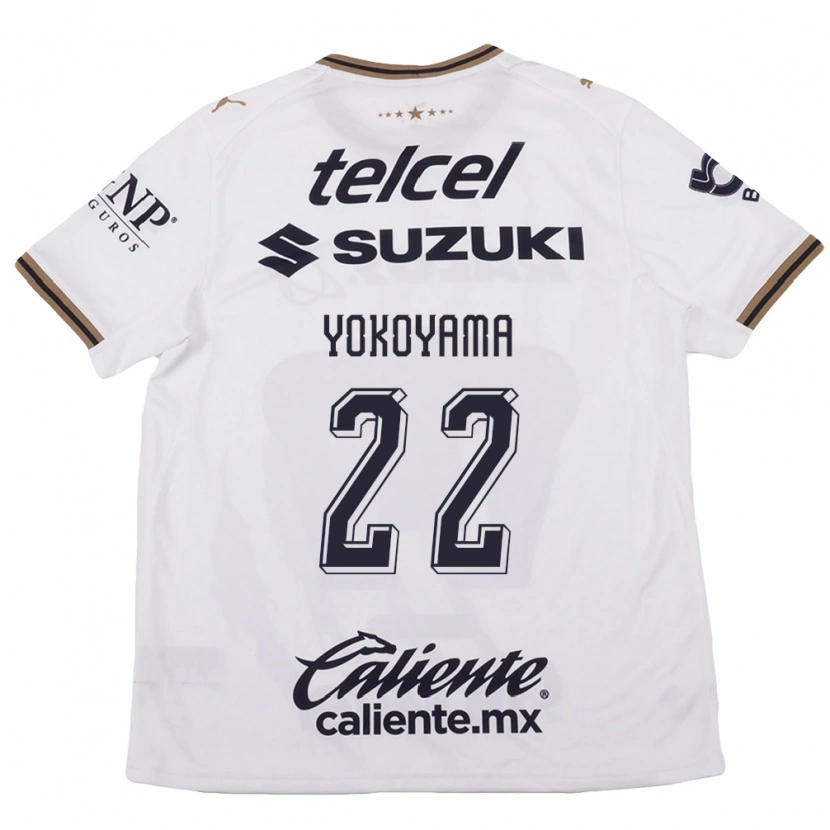Danxen Kinderen Akemi Yokoyama #22 Wit Zwart Bruin Uitshirt Uittenue 2026/27 T-Shirt