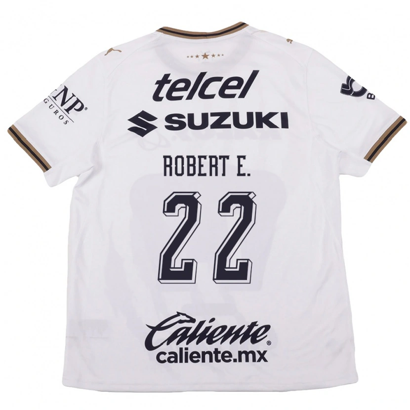 Danxen Kinderen Robert Ergas #22 Wit Zwart Bruin Uitshirt Uittenue 2026/27 T-Shirt
