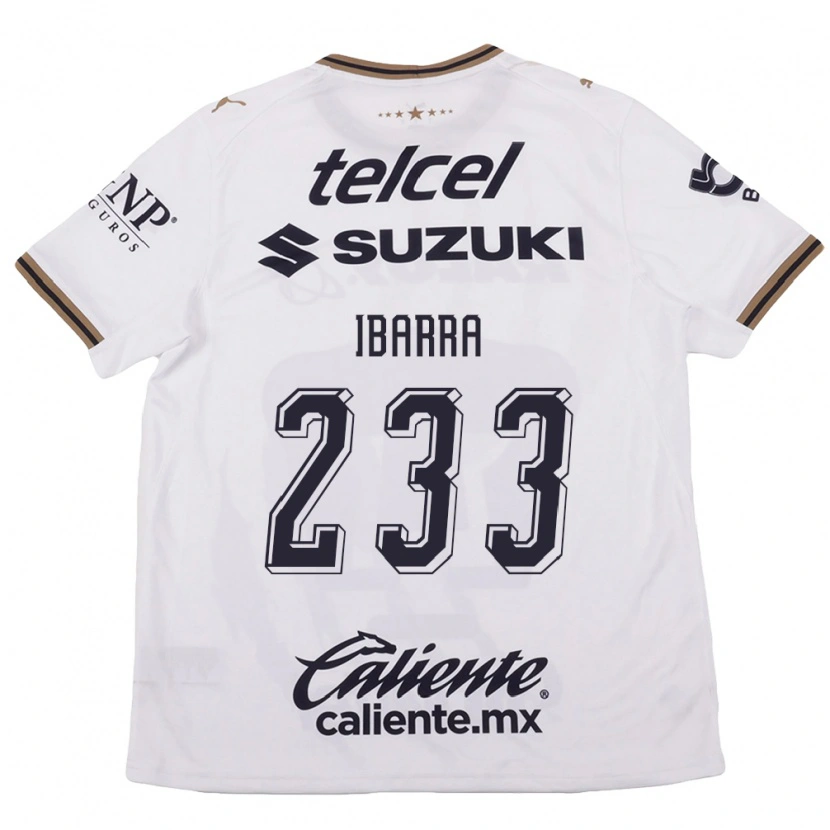 Danxen Kinderen Pablo Ibarra #233 Wit Zwart Bruin Uitshirt Uittenue 2026/27 T-Shirt