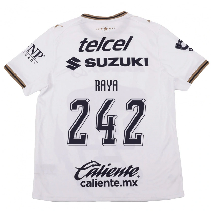 Danxen Kinderen Félix Raya #242 Wit Zwart Bruin Uitshirt Uittenue 2026/27 T-Shirt