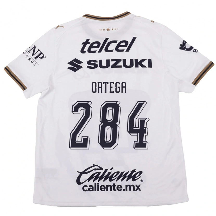 Danxen Kinderen Oscar Ortega #284 Wit Zwart Bruin Uitshirt Uittenue 2026/27 T-Shirt