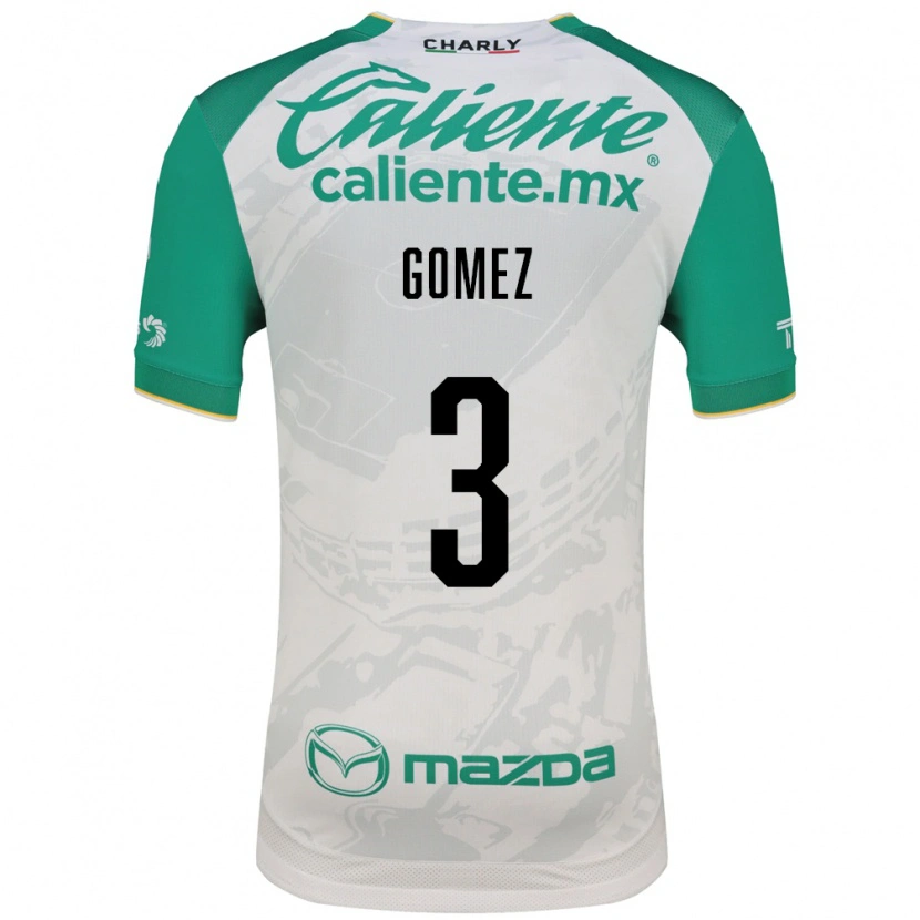 Danxen Kinderen Karen Gómez #3 Lichtgroen Wit Uitshirt Uittenue 2026/27 T-Shirt