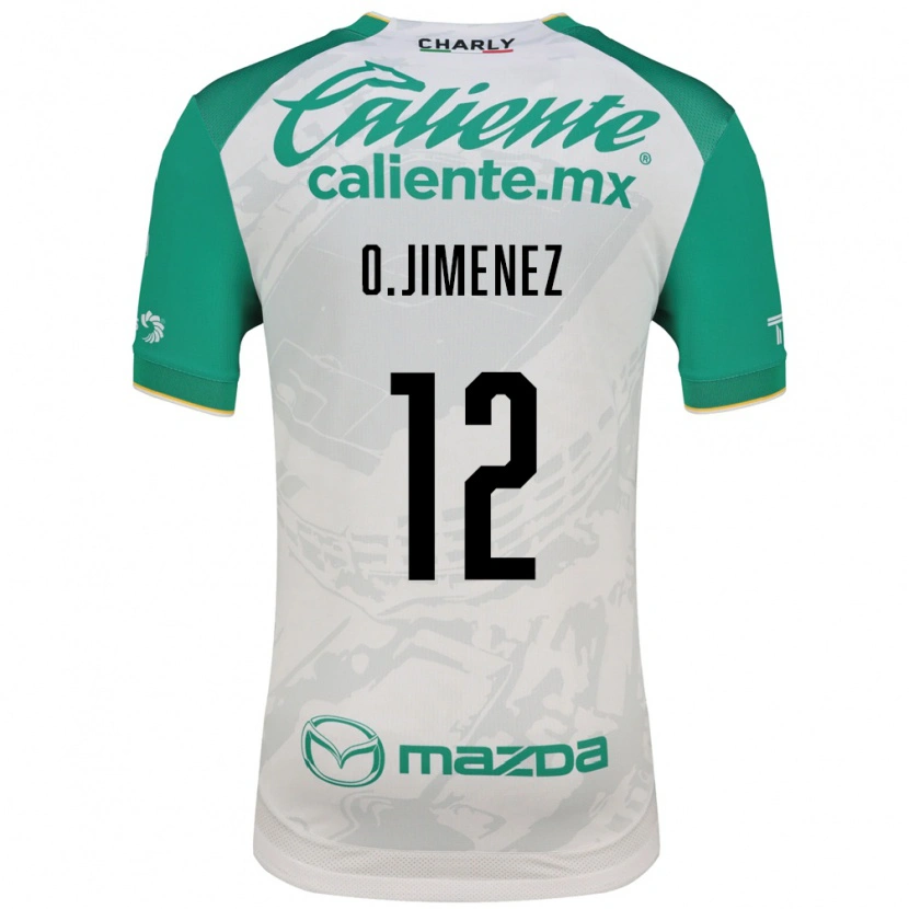 Danxen Kinderen Oscar Jimenez #12 Lichtgroen Wit Uitshirt Uittenue 2026/27 T-Shirt