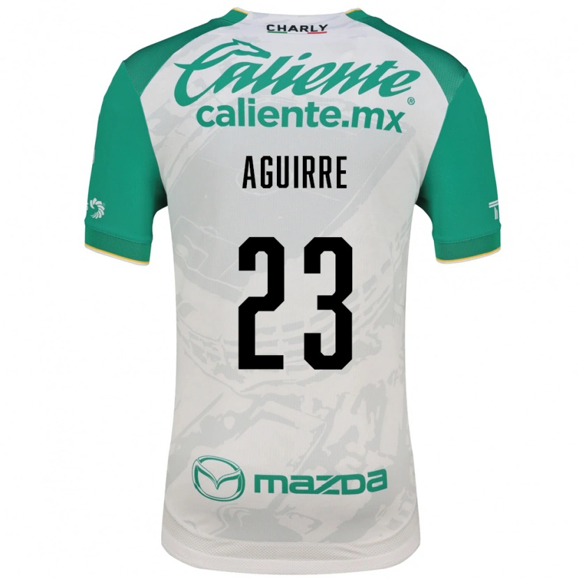 Danxen Kinderen Zoe Aguirre #23 Lichtgroen Wit Uitshirt Uittenue 2026/27 T-Shirt