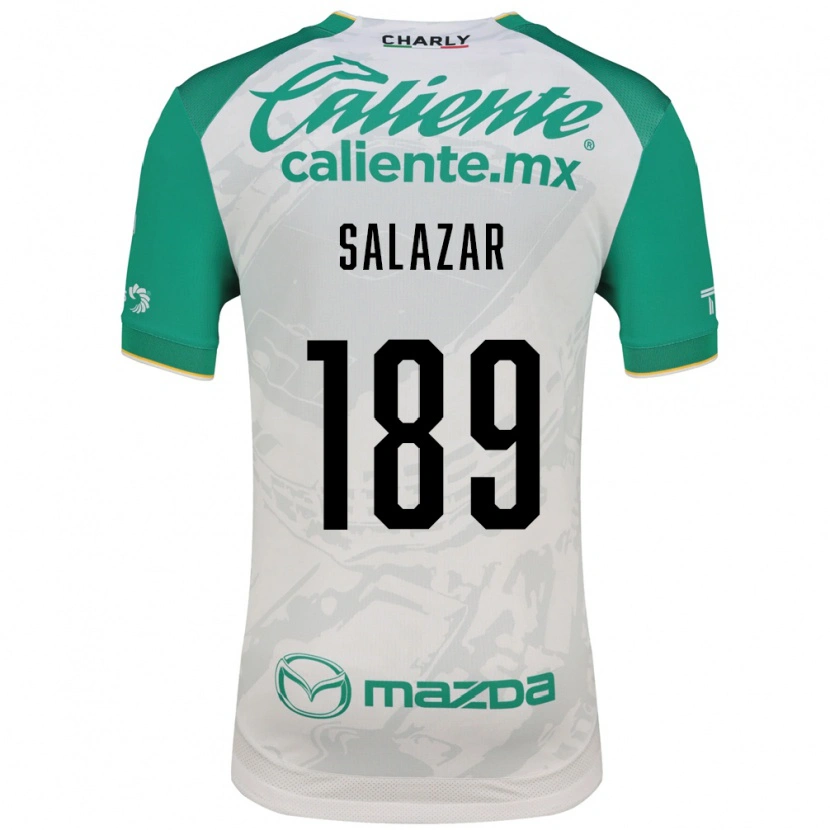 Danxen Kinderen José Salazar #189 Lichtgroen Wit Uitshirt Uittenue 2026/27 T-Shirt