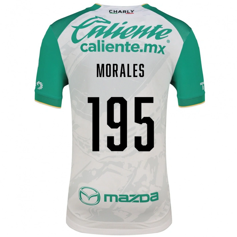 Danxen Kinderen Daniel Morales #195 Lichtgroen Wit Uitshirt Uittenue 2026/27 T-Shirt