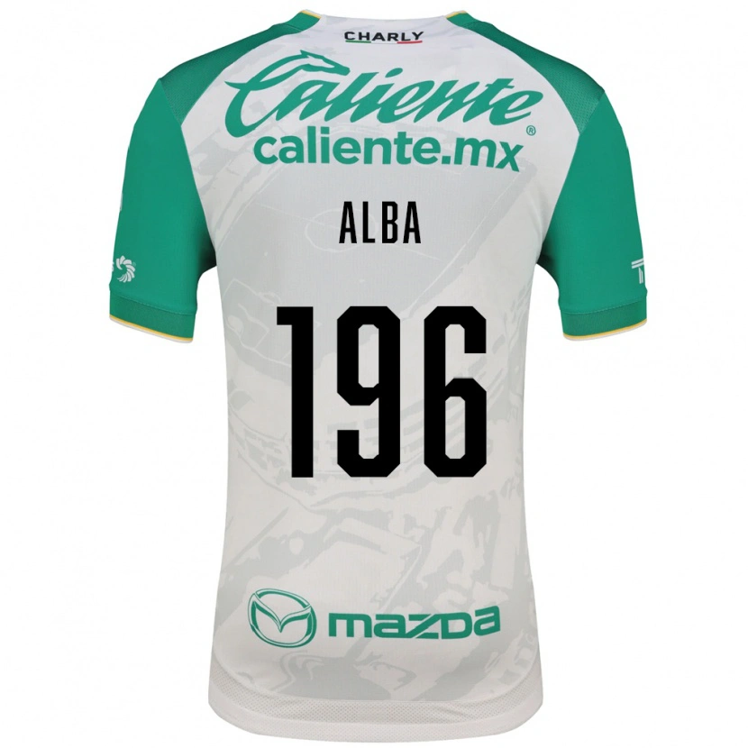 Danxen Kinderen Óscar Alba #196 Lichtgroen Wit Uitshirt Uittenue 2026/27 T-Shirt