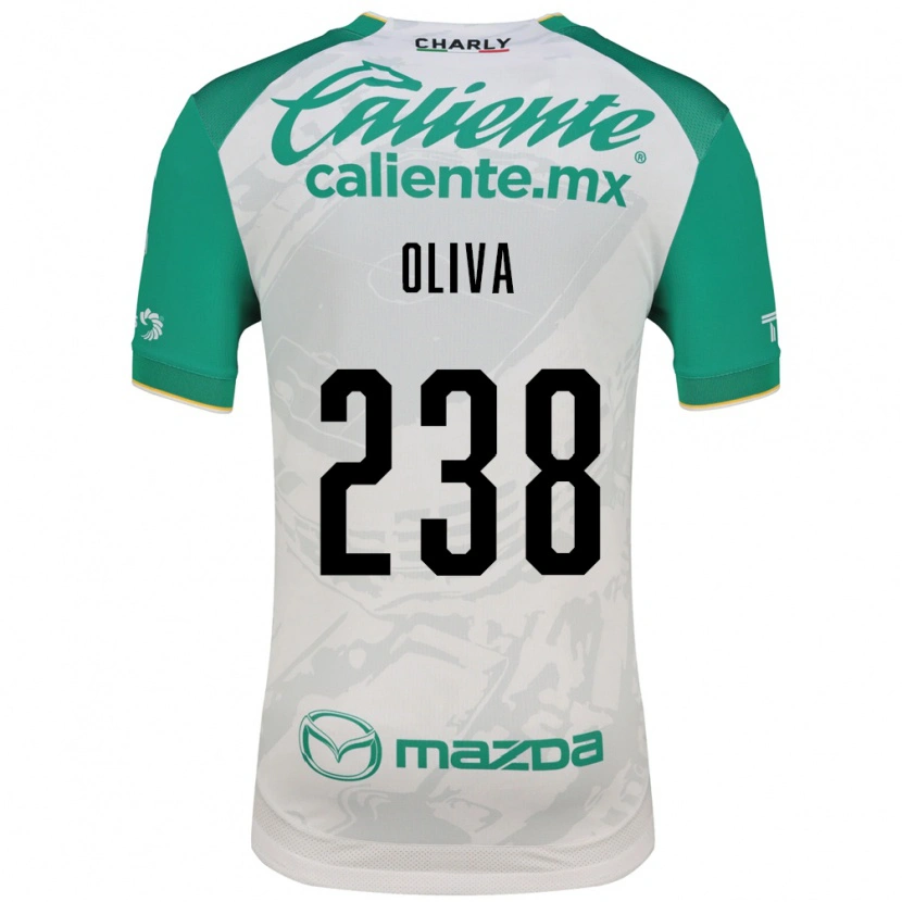 Danxen Kinderen Emiliano Oliva #238 Lichtgroen Wit Uitshirt Uittenue 2026/27 T-Shirt