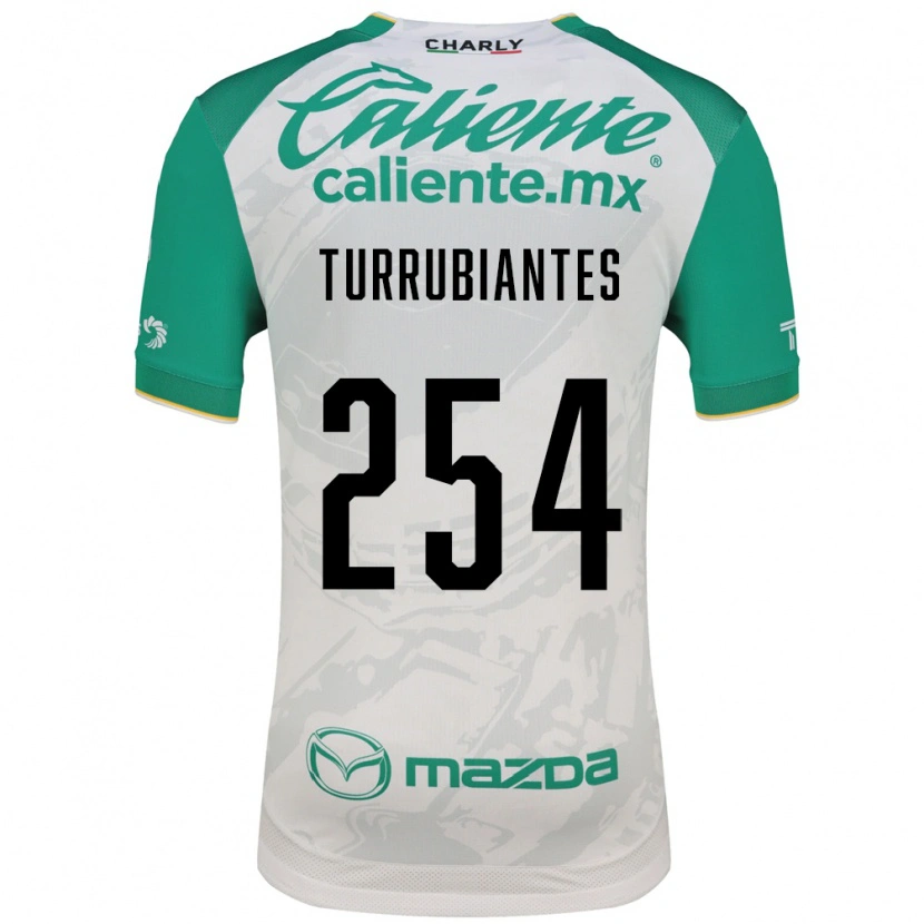 Danxen Kinderen Abdon Turrubiates #254 Lichtgroen Wit Uitshirt Uittenue 2026/27 T-Shirt