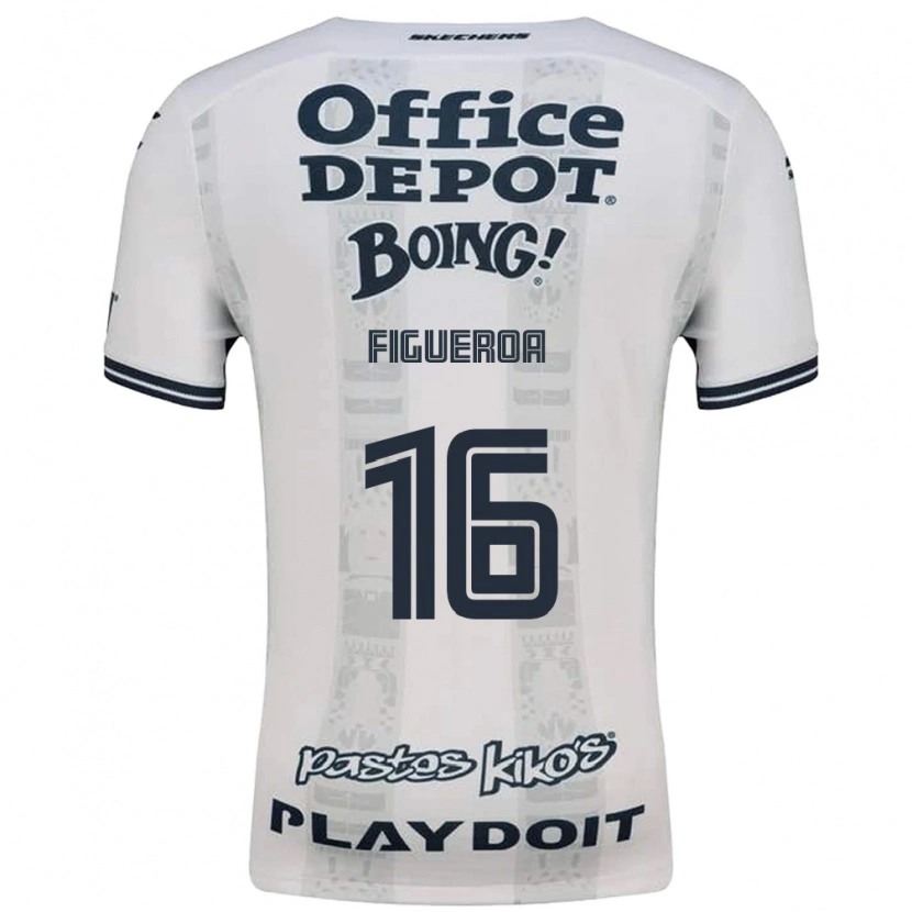 Danxen Kinderen Antonio Figueroa #16 Rood Wit Zwart Uitshirt Uittenue 2026/27 T-Shirt