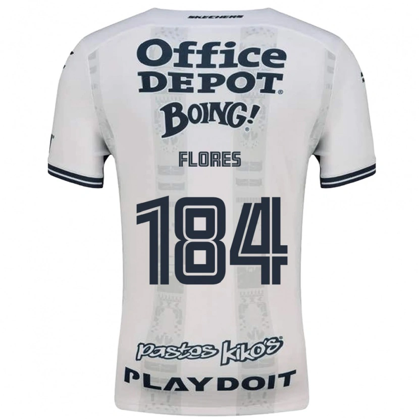 Danxen Kinderen Jason Flores #184 Rood Wit Zwart Uitshirt Uittenue 2026/27 T-Shirt
