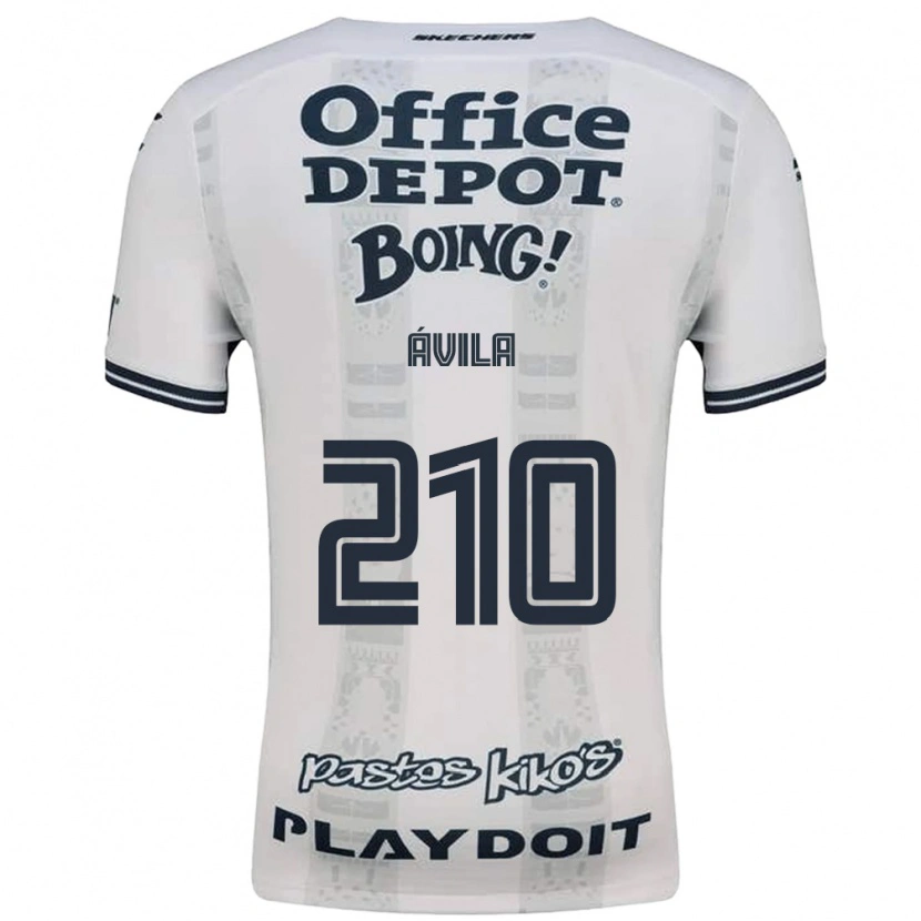 Danxen Kinderen Pedro Ávila #210 Rood Wit Zwart Uitshirt Uittenue 2026/27 T-Shirt