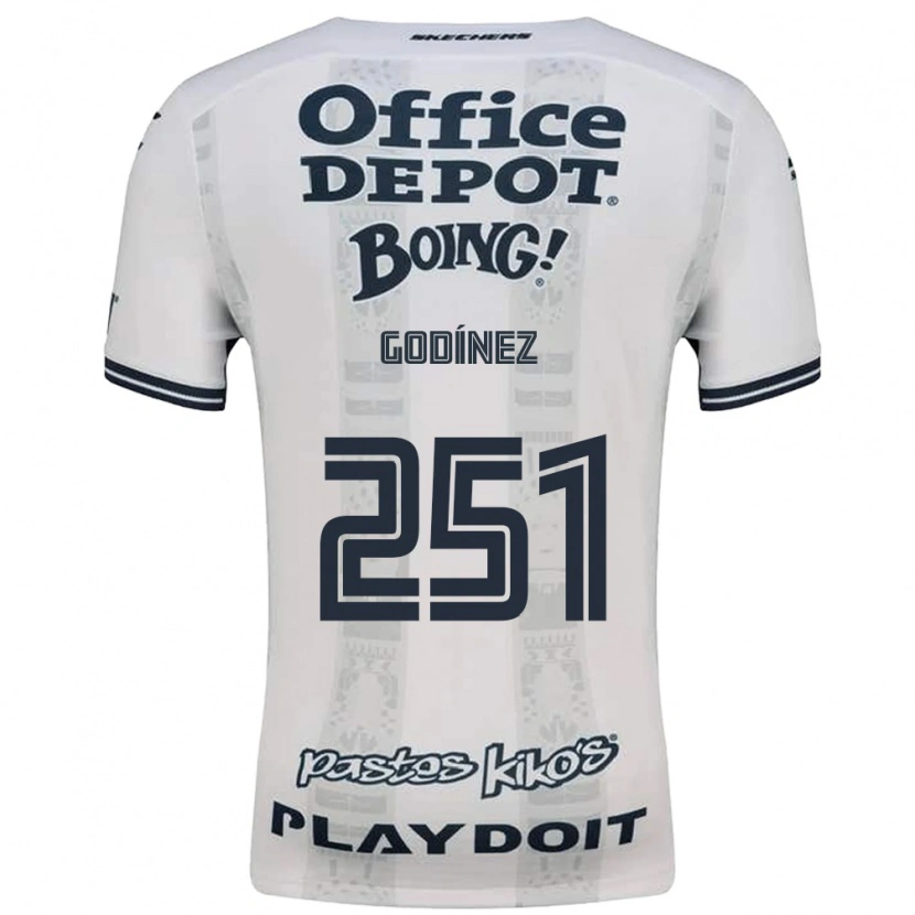 Danxen Kinderen Daniel Godínez #251 Rood Wit Zwart Uitshirt Uittenue 2026/27 T-Shirt
