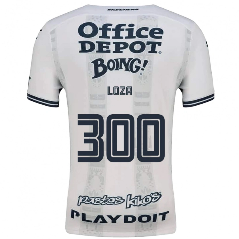 Danxen Kinderen Santino Loza #300 Rood Wit Zwart Uitshirt Uittenue 2026/27 T-Shirt