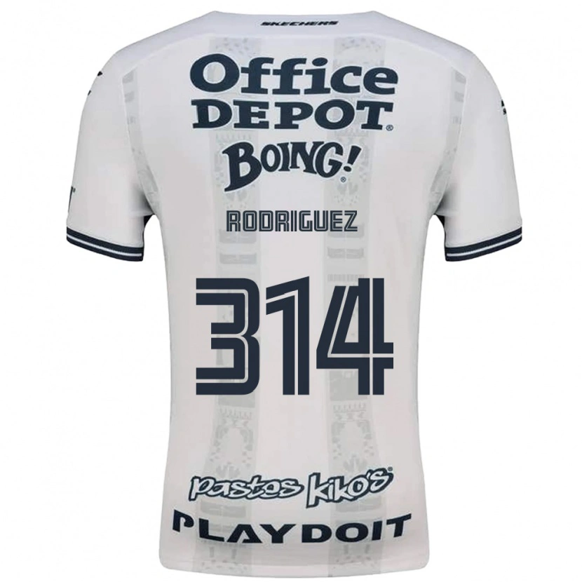 Danxen Kinderen Alan Rodríguez #314 Rood Wit Zwart Uitshirt Uittenue 2026/27 T-Shirt