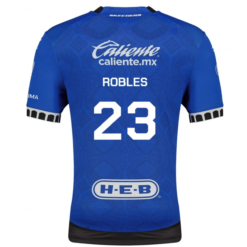 Danxen Kinderen Juan Robles #23 Koninklijk Blauw Wit Zwart Uitshirt Uittenue 2026/27 T-Shirt
