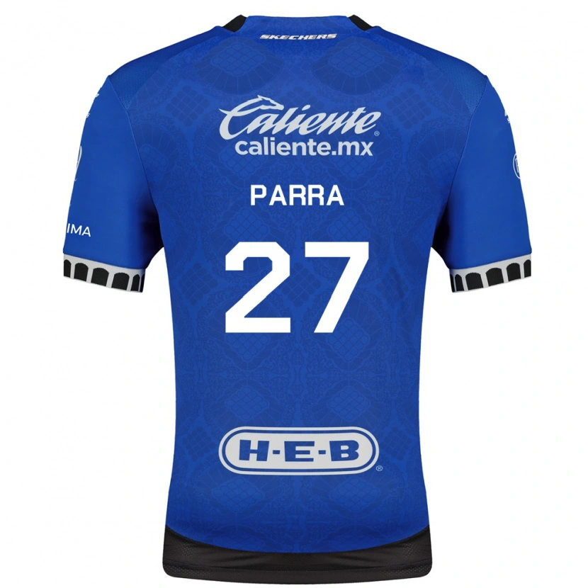 Danxen Kinderen Daniel Parra #27 Koninklijk Blauw Wit Zwart Uitshirt Uittenue 2026/27 T-Shirt