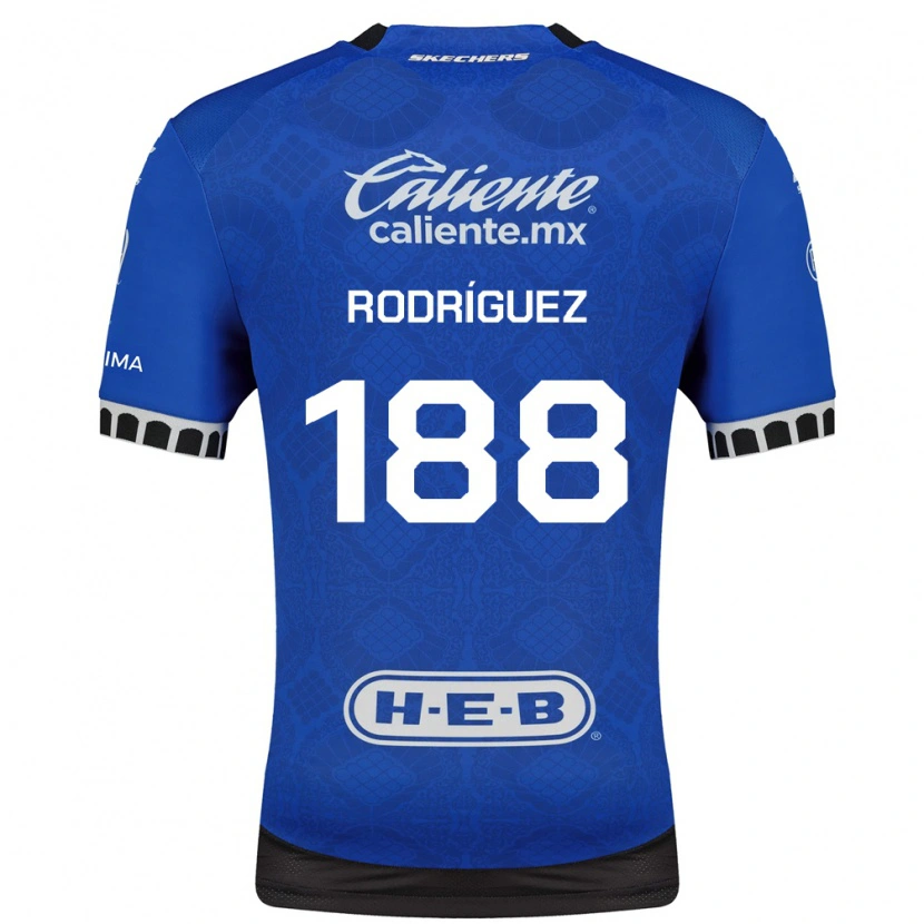 Danxen Kinderen Darío Rodríguez #188 Koninklijk Blauw Wit Zwart Uitshirt Uittenue 2026/27 T-Shirt