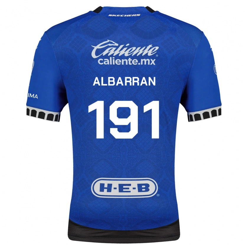 Danxen Kinderen Emilio Albarran #191 Koninklijk Blauw Wit Zwart Uitshirt Uittenue 2026/27 T-Shirt