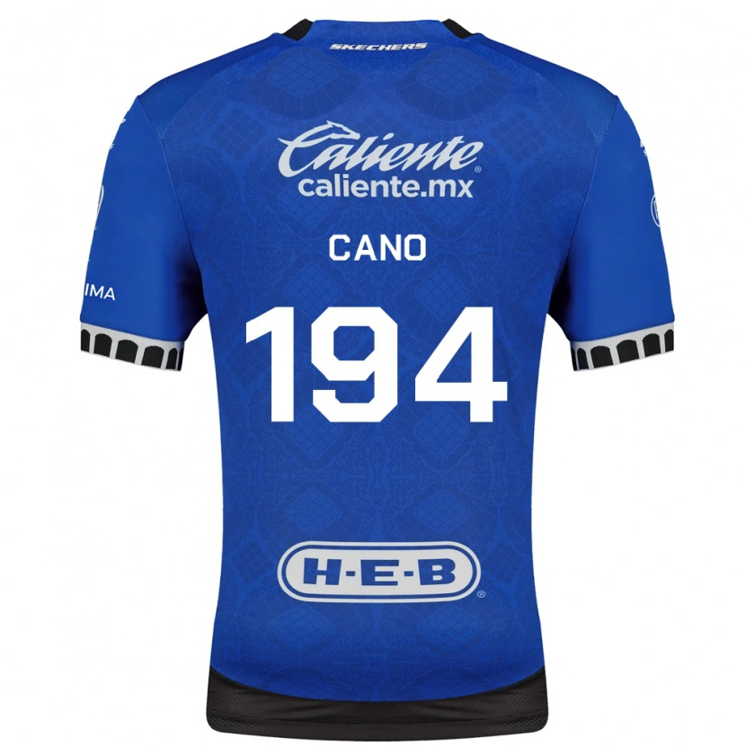 Danxen Kinderen Juan Cano #194 Koninklijk Blauw Wit Zwart Uitshirt Uittenue 2026/27 T-Shirt