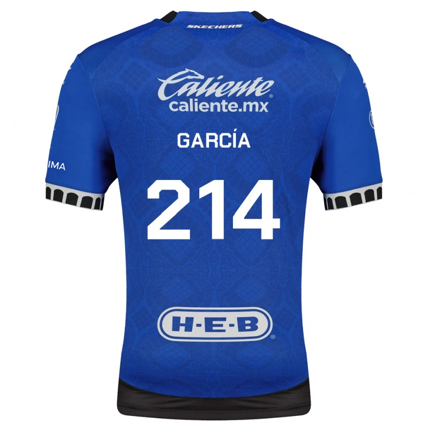 Danxen Kinderen José García #214 Koninklijk Blauw Wit Zwart Uitshirt Uittenue 2026/27 T-Shirt