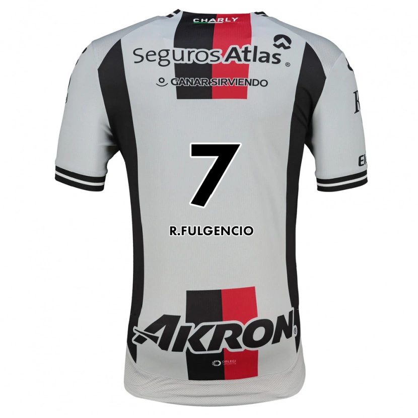 Danxen Kinderen Raymundo Fulgencio #7 Wit Rood Zwart Uitshirt Uittenue 2026/27 T-Shirt
