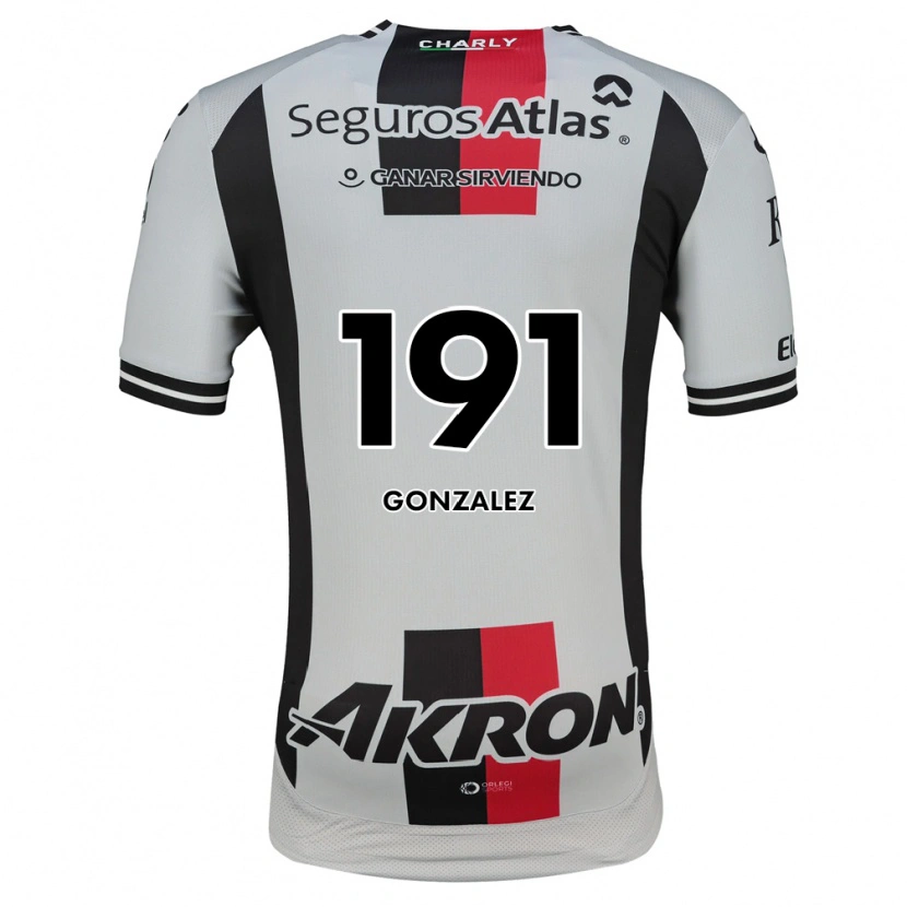 Danxen Kinderen Juan González #191 Wit Rood Zwart Uitshirt Uittenue 2026/27 T-Shirt