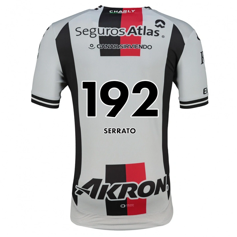 Danxen Kinderen Jesús Serrato #192 Wit Rood Zwart Uitshirt Uittenue 2026/27 T-Shirt