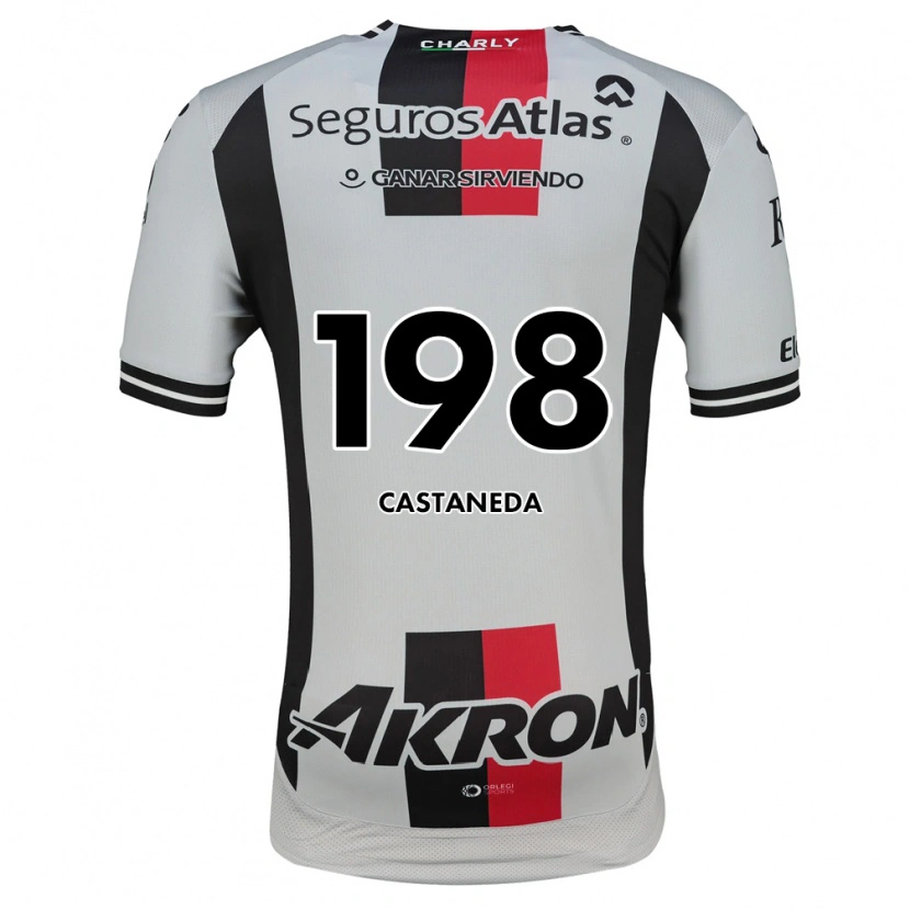 Danxen Kinderen Mariano Castañeda #198 Wit Rood Zwart Uitshirt Uittenue 2026/27 T-Shirt