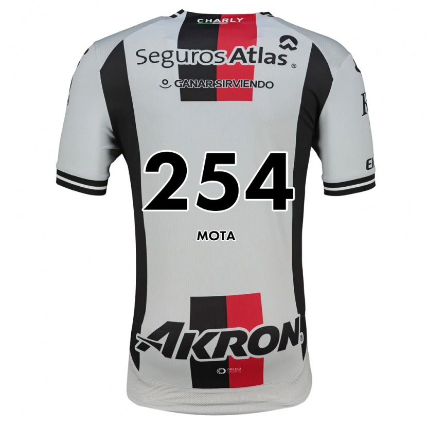 Danxen Kinderen Noé Mota #254 Wit Rood Zwart Uitshirt Uittenue 2026/27 T-Shirt