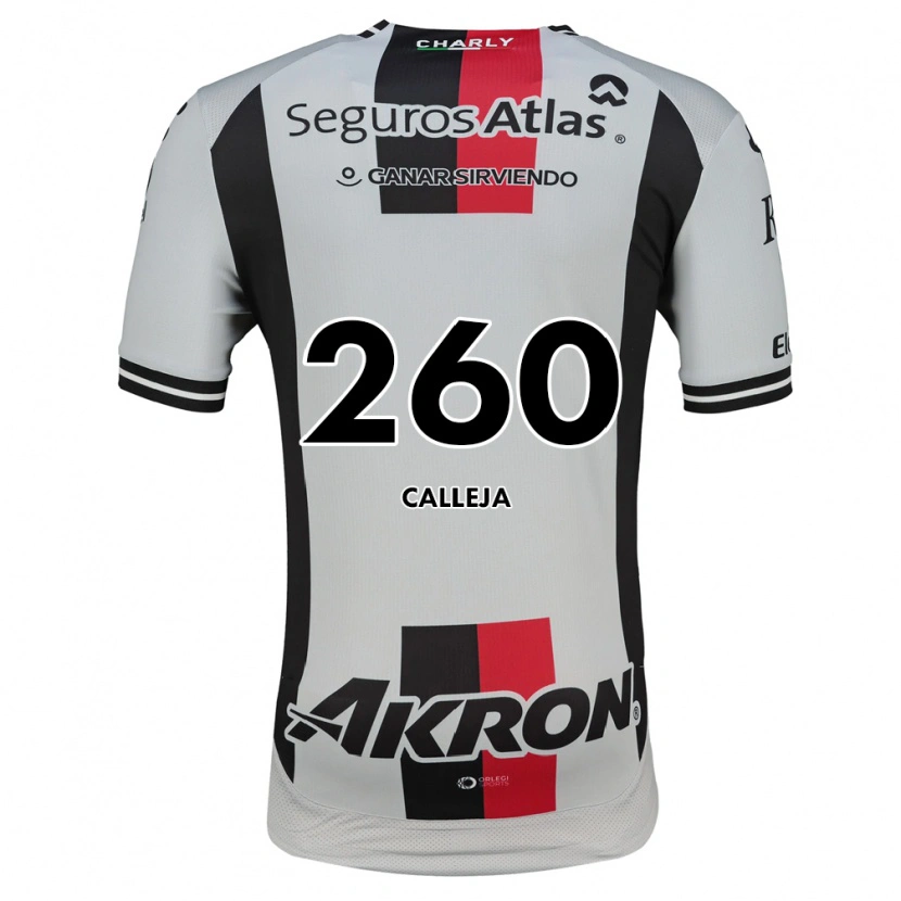 Danxen Kinderen Diego Calleja #260 Wit Rood Zwart Uitshirt Uittenue 2026/27 T-Shirt