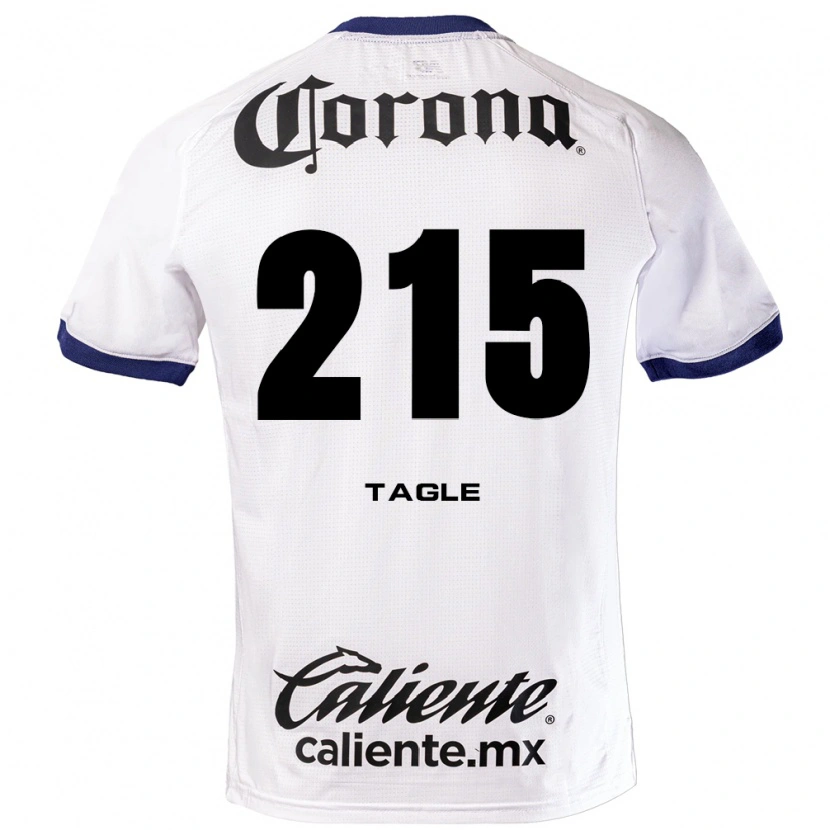 Danxen Kinderen Alessandro Tagle #215 Wit Blauw Zwart Uitshirt Uittenue 2026/27 T-Shirt
