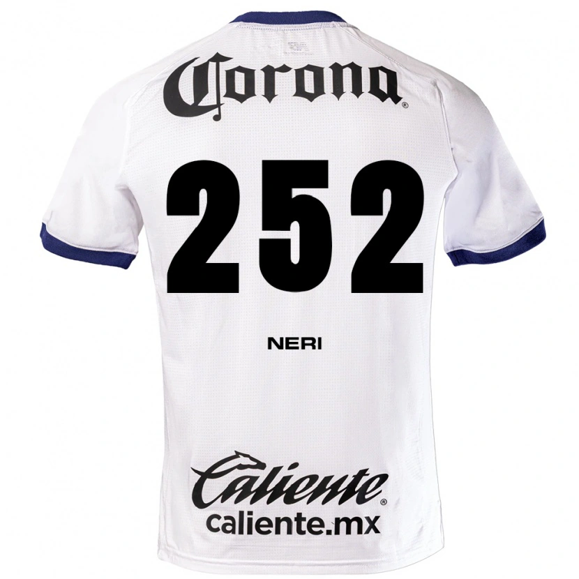 Danxen Kinderen Luis Neri #252 Wit Blauw Zwart Uitshirt Uittenue 2026/27 T-Shirt