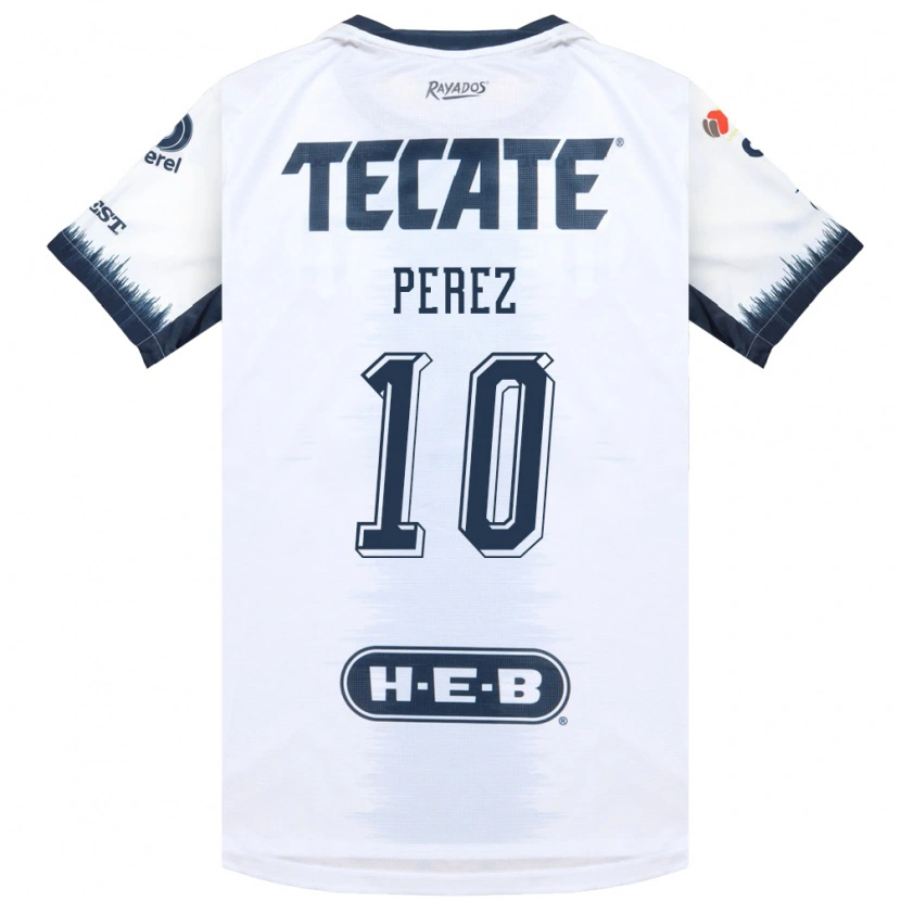 Danxen Kinderen Nicole Perez #10 Wit Inktblauw Rood Uitshirt Uittenue 2026/27 T-Shirt