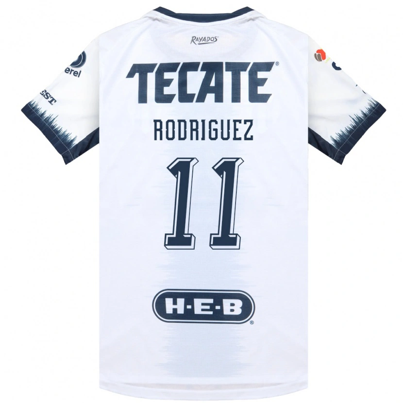 Danxen Kinderen Lizette Rodriguez #11 Wit Inktblauw Rood Uitshirt Uittenue 2026/27 T-Shirt