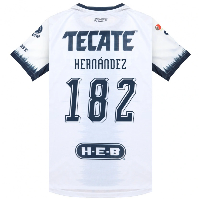 Danxen Kinderen Derek Hernández #182 Wit Inktblauw Rood Uitshirt Uittenue 2026/27 T-Shirt