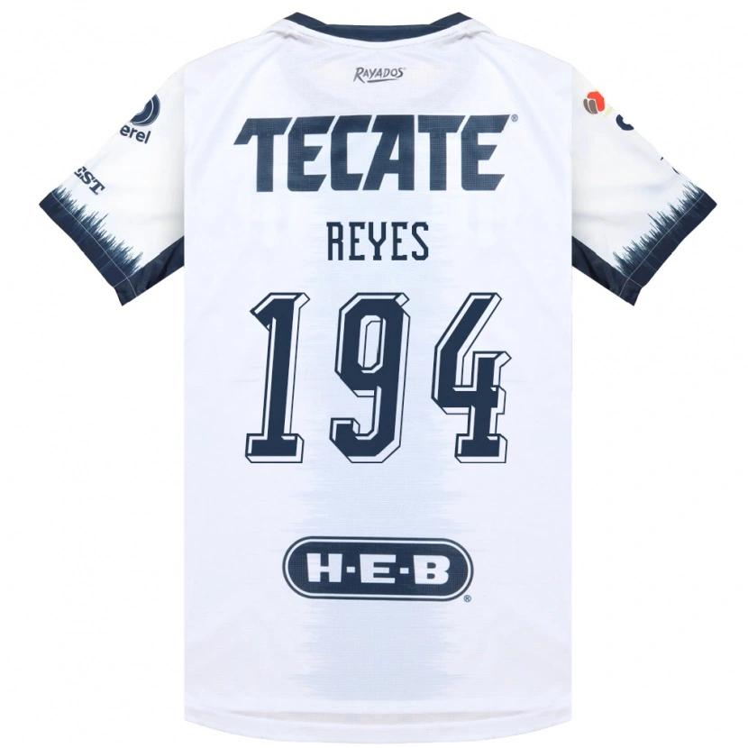 Danxen Kinderen Cristian Reyes #194 Wit Inktblauw Rood Uitshirt Uittenue 2026/27 T-Shirt