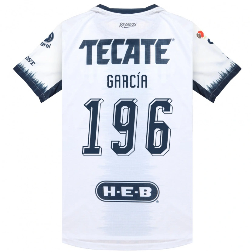 Danxen Kinderen Diego García #196 Wit Inktblauw Rood Uitshirt Uittenue 2026/27 T-Shirt