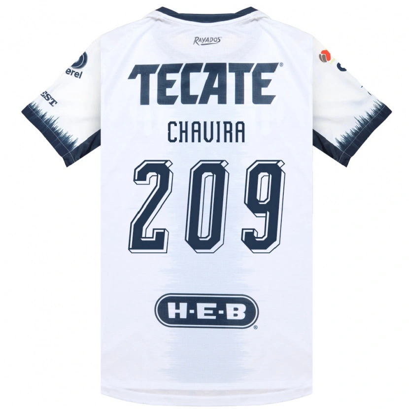 Danxen Kinderen Diego Chavira #209 Wit Inktblauw Rood Uitshirt Uittenue 2026/27 T-Shirt