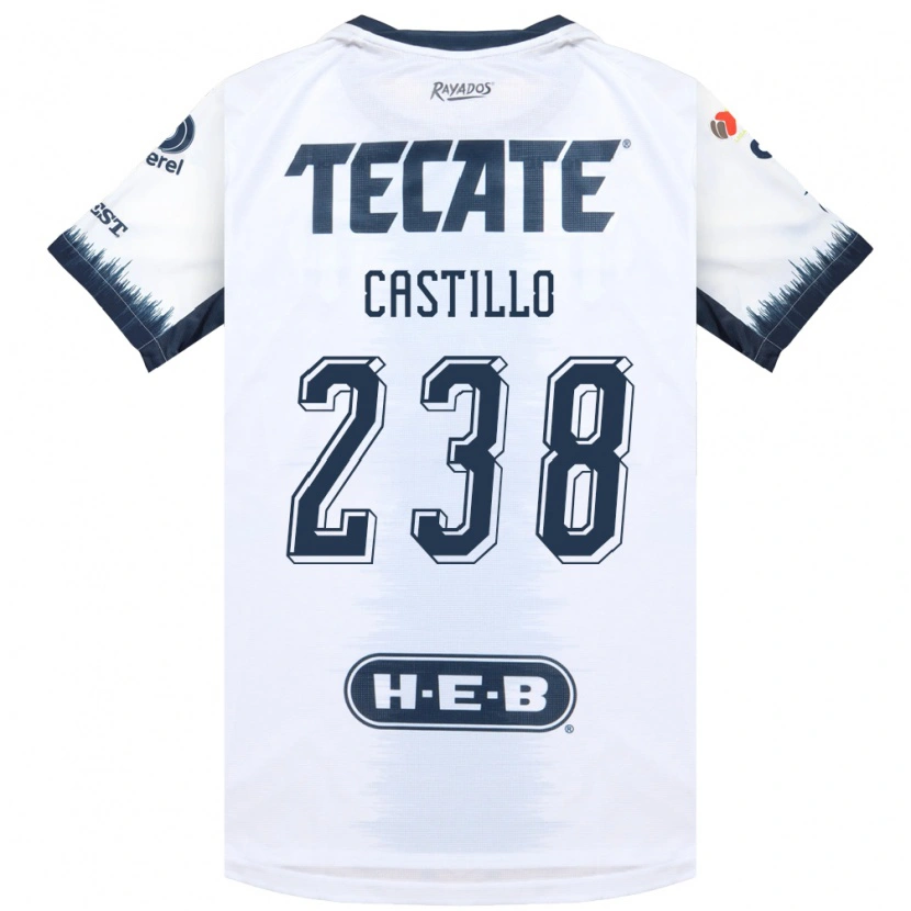 Danxen Kinderen Juan Castillo #238 Wit Inktblauw Rood Uitshirt Uittenue 2026/27 T-Shirt