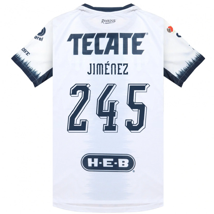 Danxen Kinderen Gabriel Jiménez #245 Wit Inktblauw Rood Uitshirt Uittenue 2026/27 T-Shirt