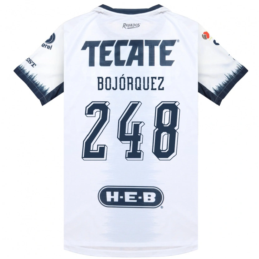 Danxen Kinderen Mauricio Bojórquez #248 Wit Inktblauw Rood Uitshirt Uittenue 2026/27 T-Shirt
