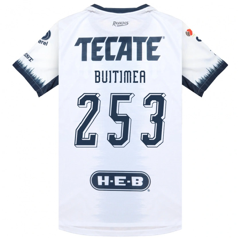 Danxen Kinderen Miguel Buitimea #253 Wit Inktblauw Rood Uitshirt Uittenue 2026/27 T-Shirt