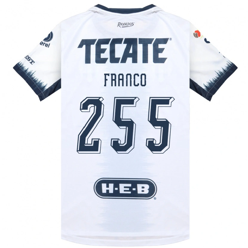 Danxen Kinderen Enrique Franco #255 Wit Inktblauw Rood Uitshirt Uittenue 2026/27 T-Shirt