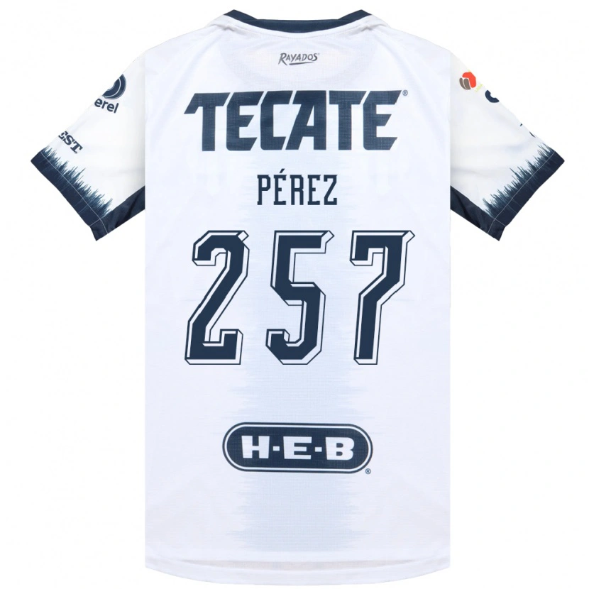 Danxen Kinderen Anthony Pérez #257 Wit Inktblauw Rood Uitshirt Uittenue 2026/27 T-Shirt