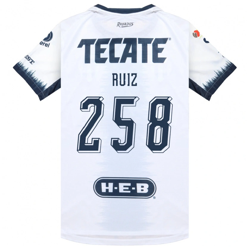 Danxen Kinderen Diego Ruiz #258 Wit Inktblauw Rood Uitshirt Uittenue 2026/27 T-Shirt