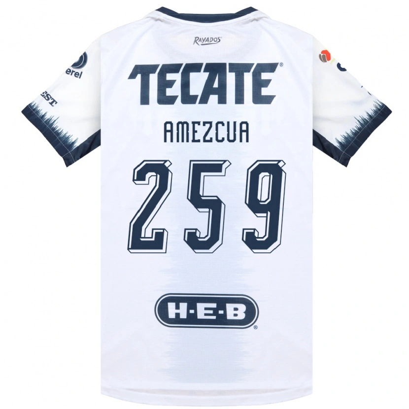 Danxen Kinderen Ángel Amezcua #259 Wit Inktblauw Rood Uitshirt Uittenue 2026/27 T-Shirt