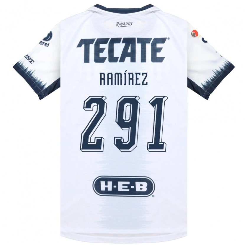 Danxen Kinderen Fabián Ramírez #291 Wit Inktblauw Rood Uitshirt Uittenue 2026/27 T-Shirt