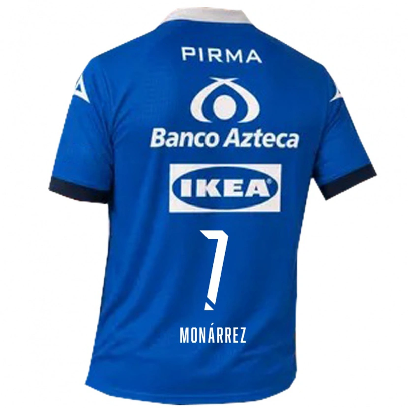 Danxen Kinderen Fernando Monárrez #7 Blauw Wit Uitshirt Uittenue 2026/27 T-Shirt